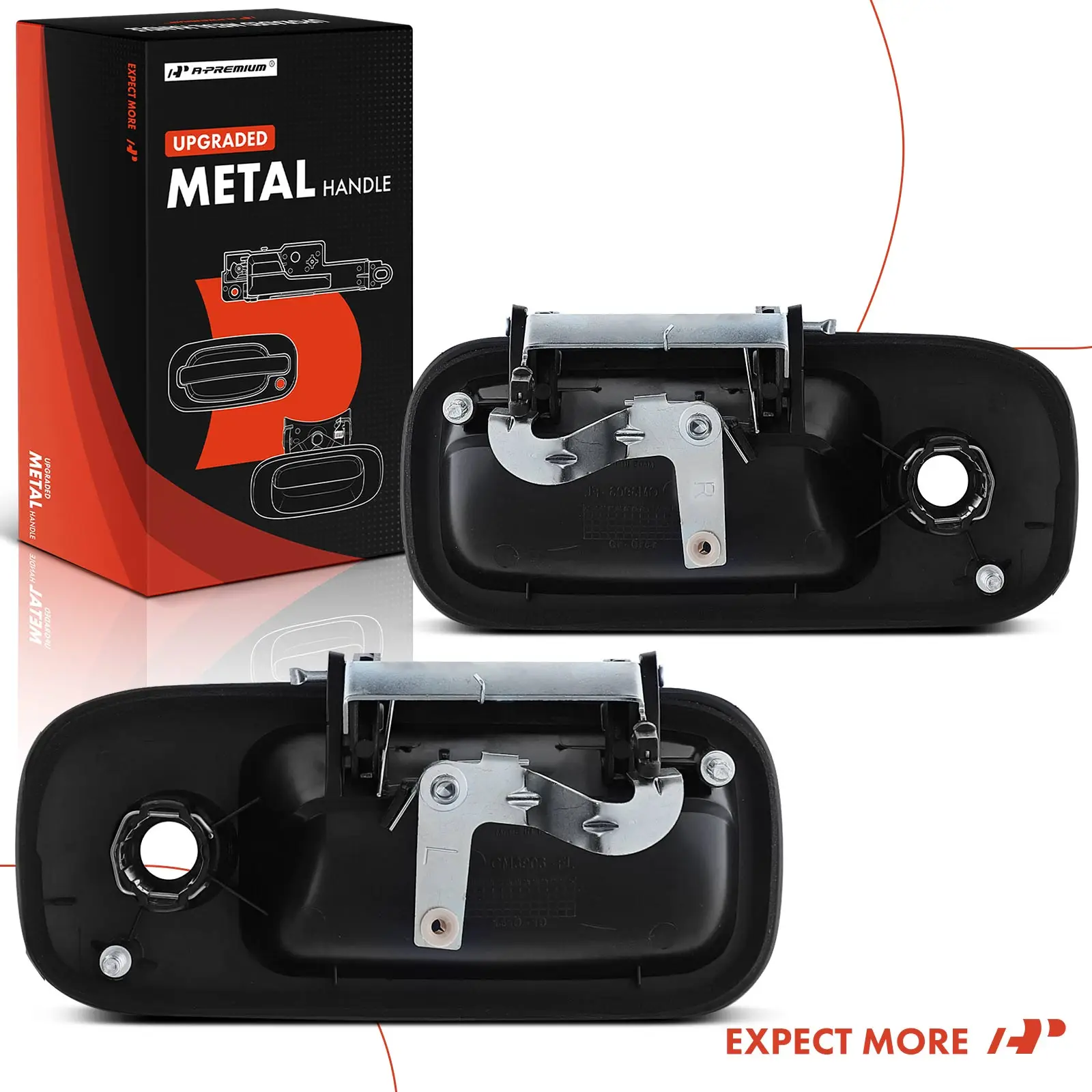 A-Premium Upgraded Metal Front Side Exterior Door Handle for Chevrolet Express 1500 2010-2014 Express 2500 2010-2023