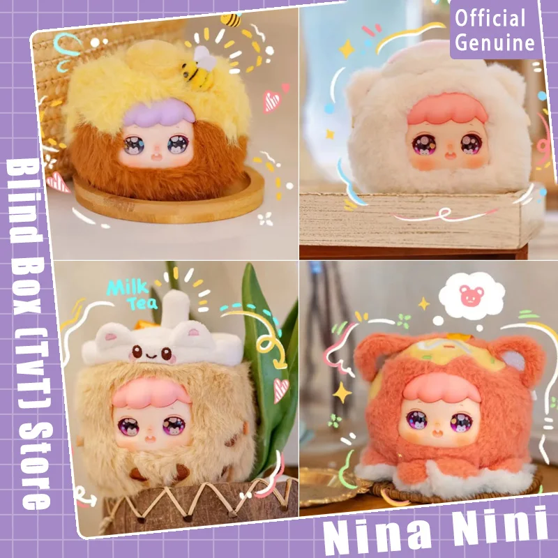 Nina Nini genuino: caja ciega de la serie What To Eat Today, muñeca bonita de juguete, diseño coleccionable, adorno de moda, regalo de cumpleaños