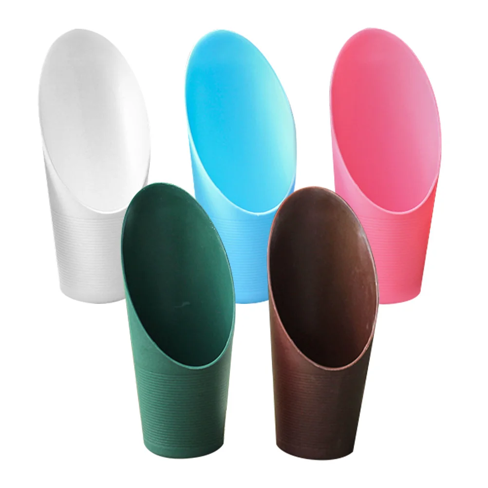 5 قطعة مغرفة التربة النضرة مجرفة حديقة مريحة لزراعة زرع مجارف التربة الصغيرة خفيفة الوزن أدوات بونساي بوتينغ #2