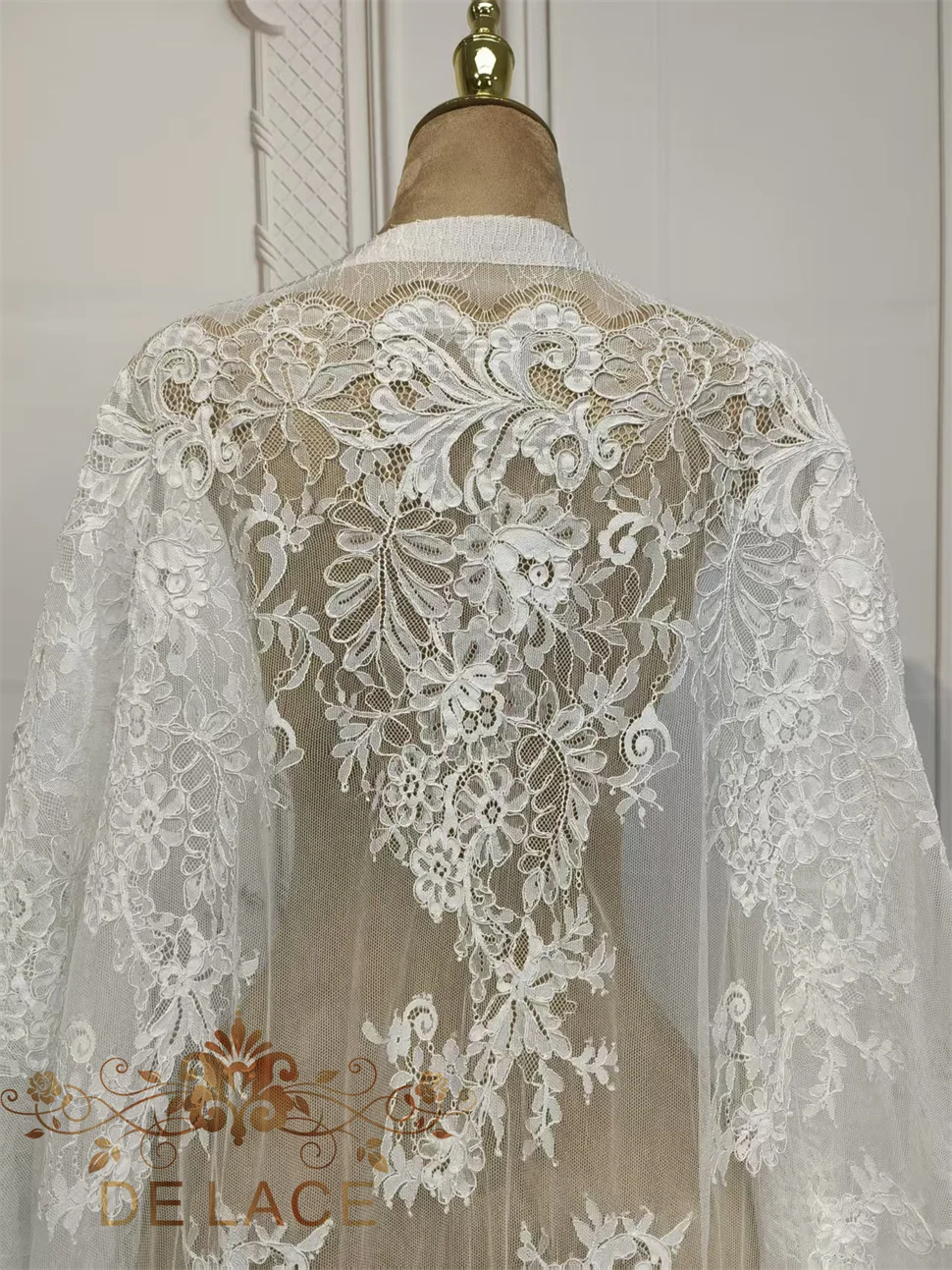 

Модная свадебная французская кружевная ткань шантильи, изысканное кружевное свадебное платье с ресницами, кружевная ткань высокого качества