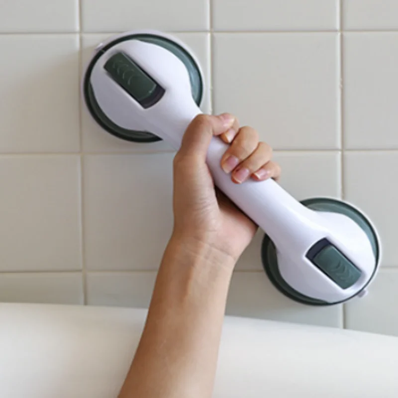 

Прочная опорная ручка для ванной комнаты на присосках, предотвращающая падения, для пожилых людей и детей, без сверления, устойчивая ручка для душа