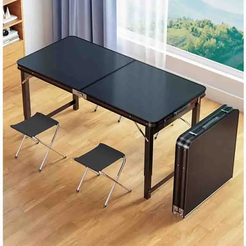 Folding Table Stall Foldable Outdoor Portable Rectangular Small Table Camping Picnic Night Market Folding Table