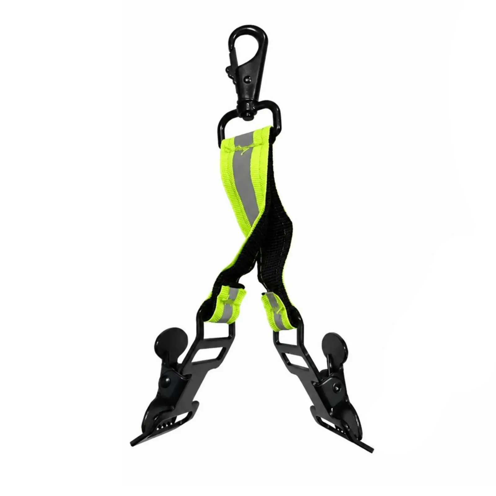 Lightweight Firefighter Belt Clip Glove Strap Nylon Carabiner Holder for Belt Harness Tool Bag Active Work Carry