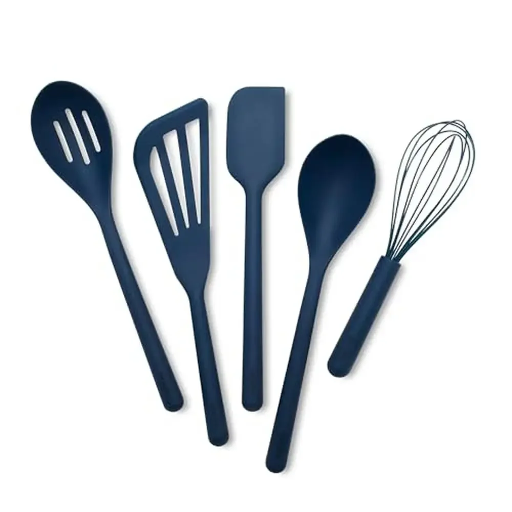 

Silicone Cooking Utensil Set Turner Spatula Spoon Whisk Nonstick Kitchen Tools Steel Core Best Quality Flexible Heat-Resistant