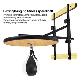 Boxing Suspension Speed Ball PU Leather Speed Punching Ball for Boxing Fighting Sport Training