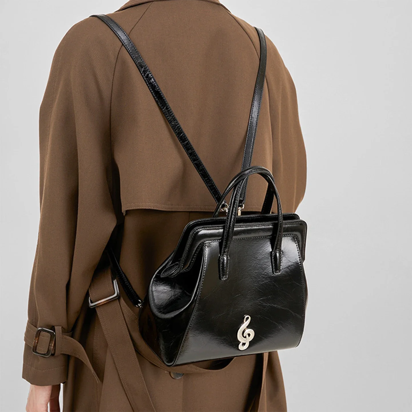 Convertible Backpack Purse Multiway Small Square Bag Daily Commuter Bag Fashion Accessory Style Bag Handy Bag Elegant style