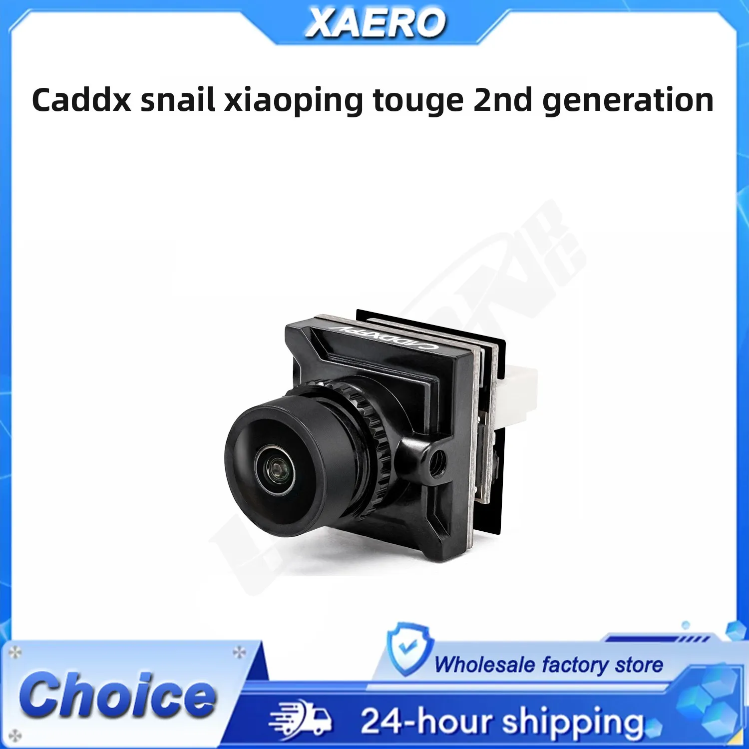 

CADDX NANO Ratel 2 Starlight Camera - Ultralow Light Sensitivity for Fixed Wing & FPV Assassin Drones, Super WDR