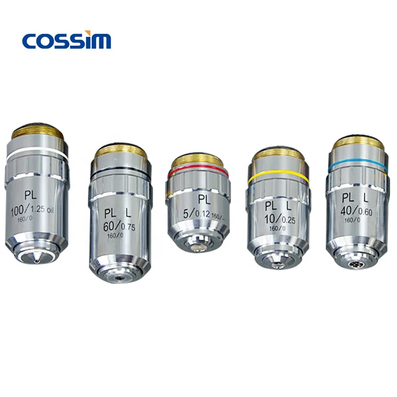 PLL 10X Long Working Distance Finity Plan Achromatic Microscope Objective Lens For Metallurgical Microscope