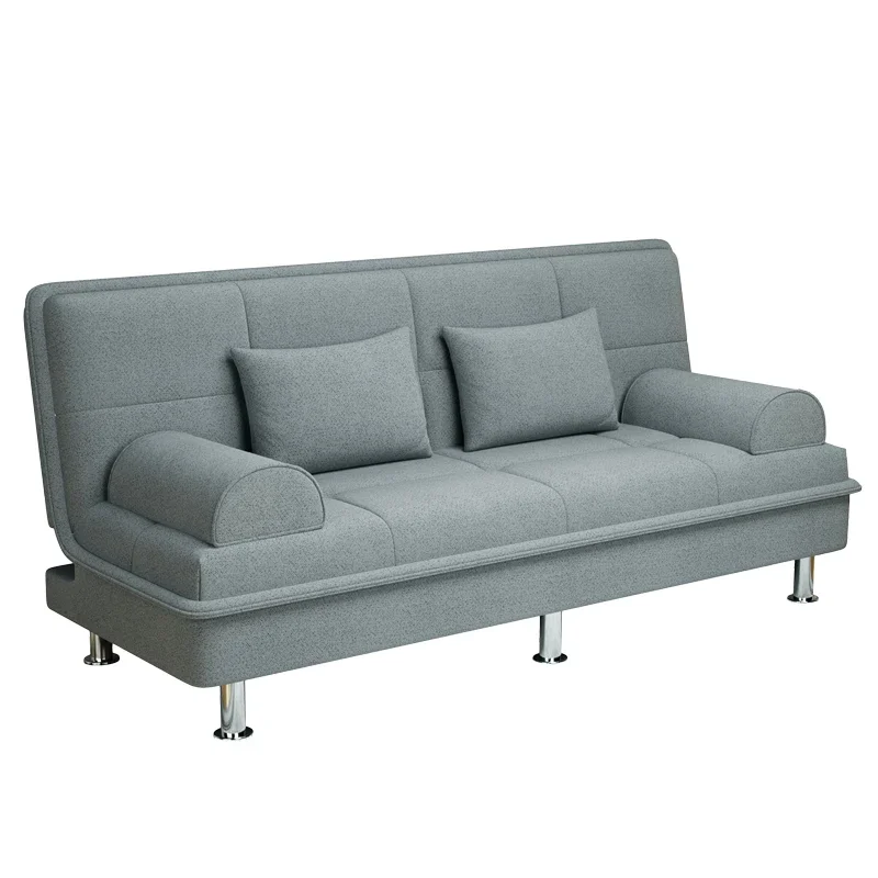 

Multifunctional folding sofa bed dual-purpose fabric sofa simple single living room rental folding bed lazy small apartment