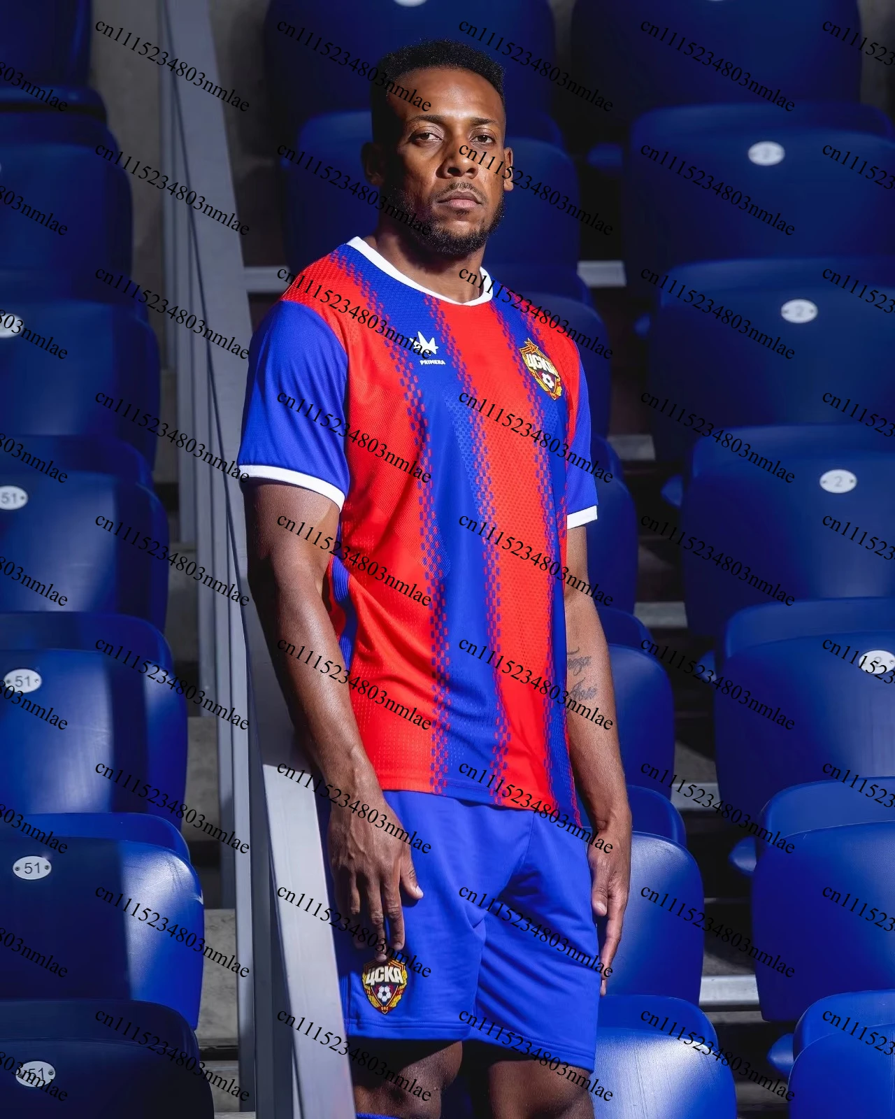 2026/27 Men's round-neck football jersey of PFC CSKA Moscow home kit short-sleeve sports apparel