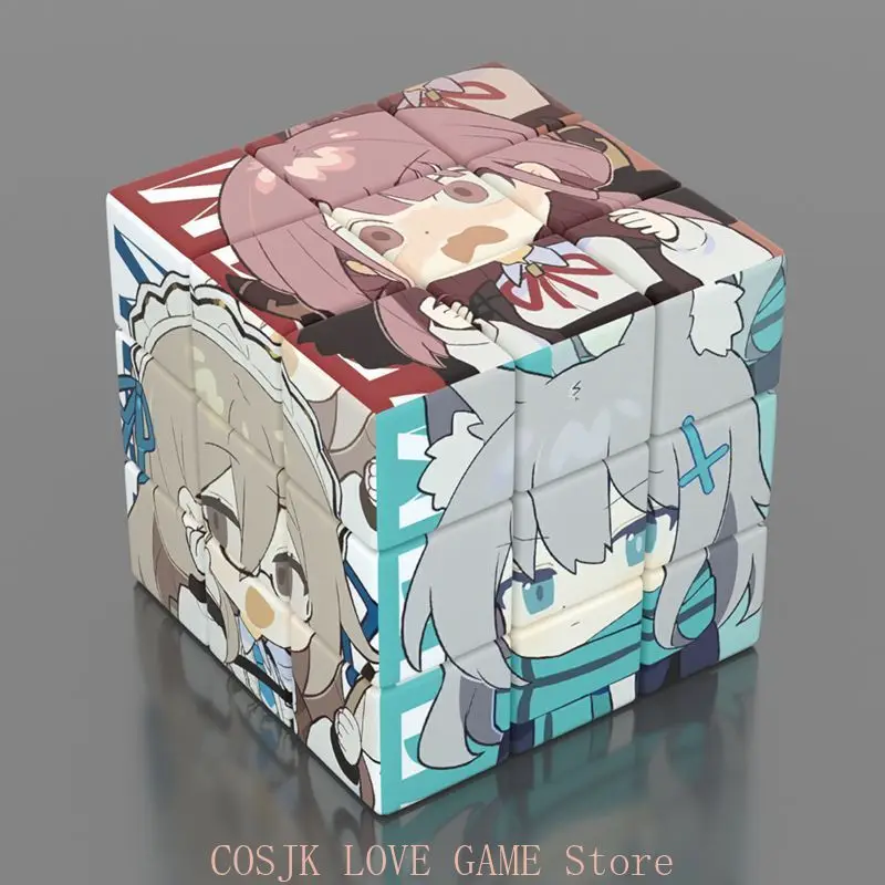 

Sunaookami Shiroko Blue Archive Anime Theme Magic Cube Speed Cube Strange Shape Student Puzzle Toys Cubo Magico Puzzle Toys Gift