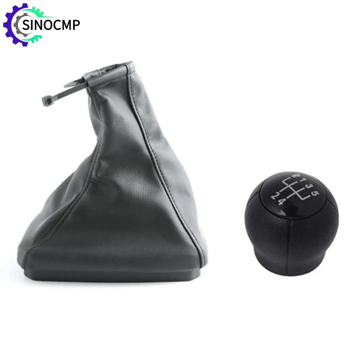 

5 Speed Gear Stick Shift Lever Knob With Leather Boot for Chevrolet C1 C2 C3 Corsa Sedan Shift Knob Gear Lever Boot Dustproof