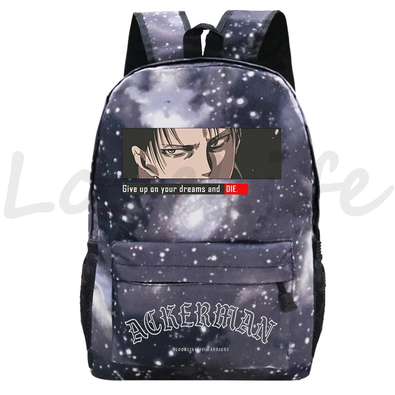 Mochila de Anime Attack on Titan para niños, bolsa de viaje de Manga japonesa, Mochilas escolares para estudiantes, Mochilas diarias