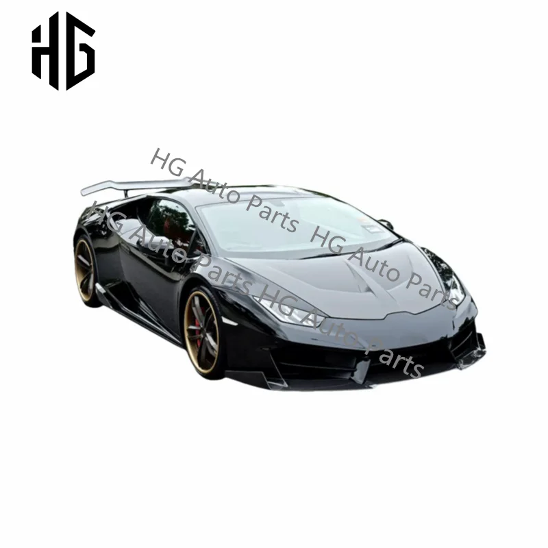 3K Real Dry Carbon Fiber 1016 Car Bonnet V Style Hood For Lambor Huracan LP580 LP610 LB Engine Hood Auto Spare Parts