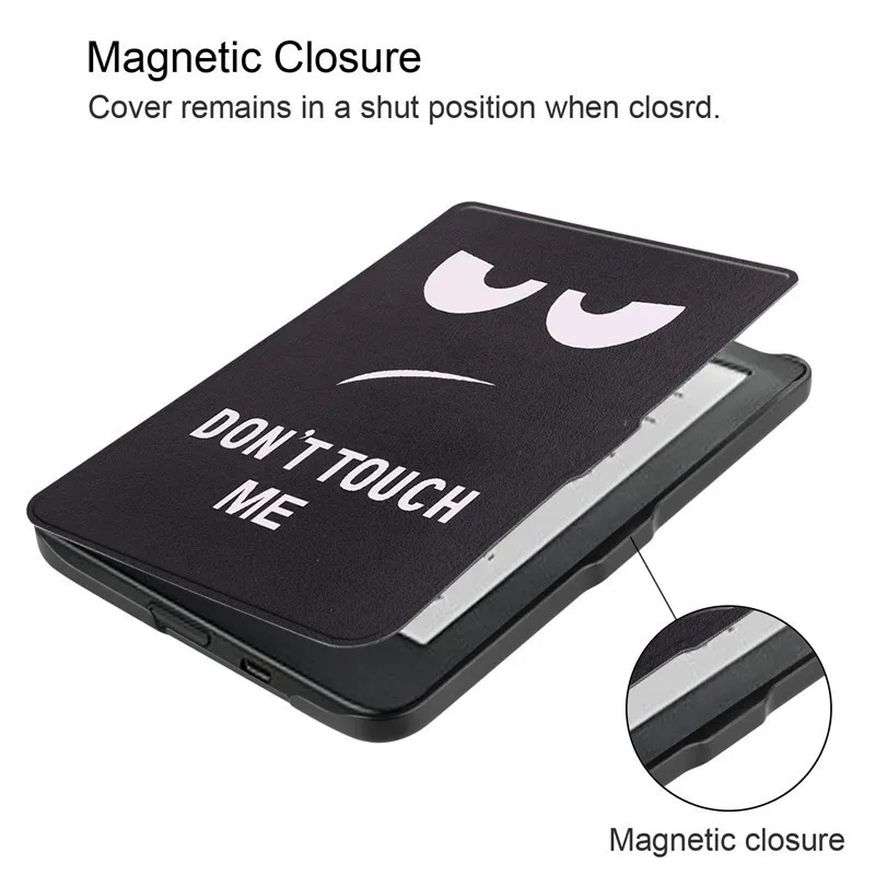 Per Kobo Clara BW / Clara Color 2024 Custodia da 6 pollici Auto Wake Sleep PU Custodia in pelle morbida magnetica Ereader Hoesje N365 N367 Funda