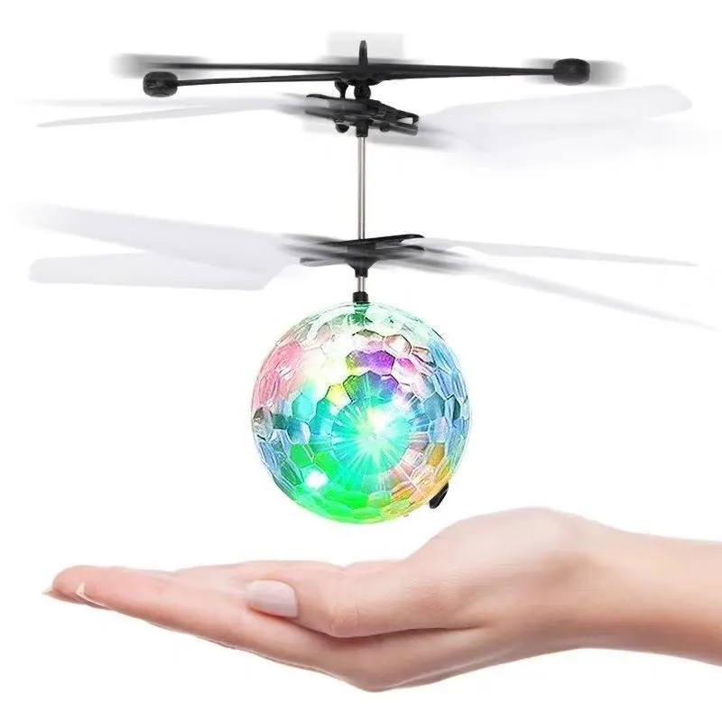 Children's Toy Induction Colorful Crystal Ball Gyroscope Intelligent Induction Floating Ball Luminous Toy