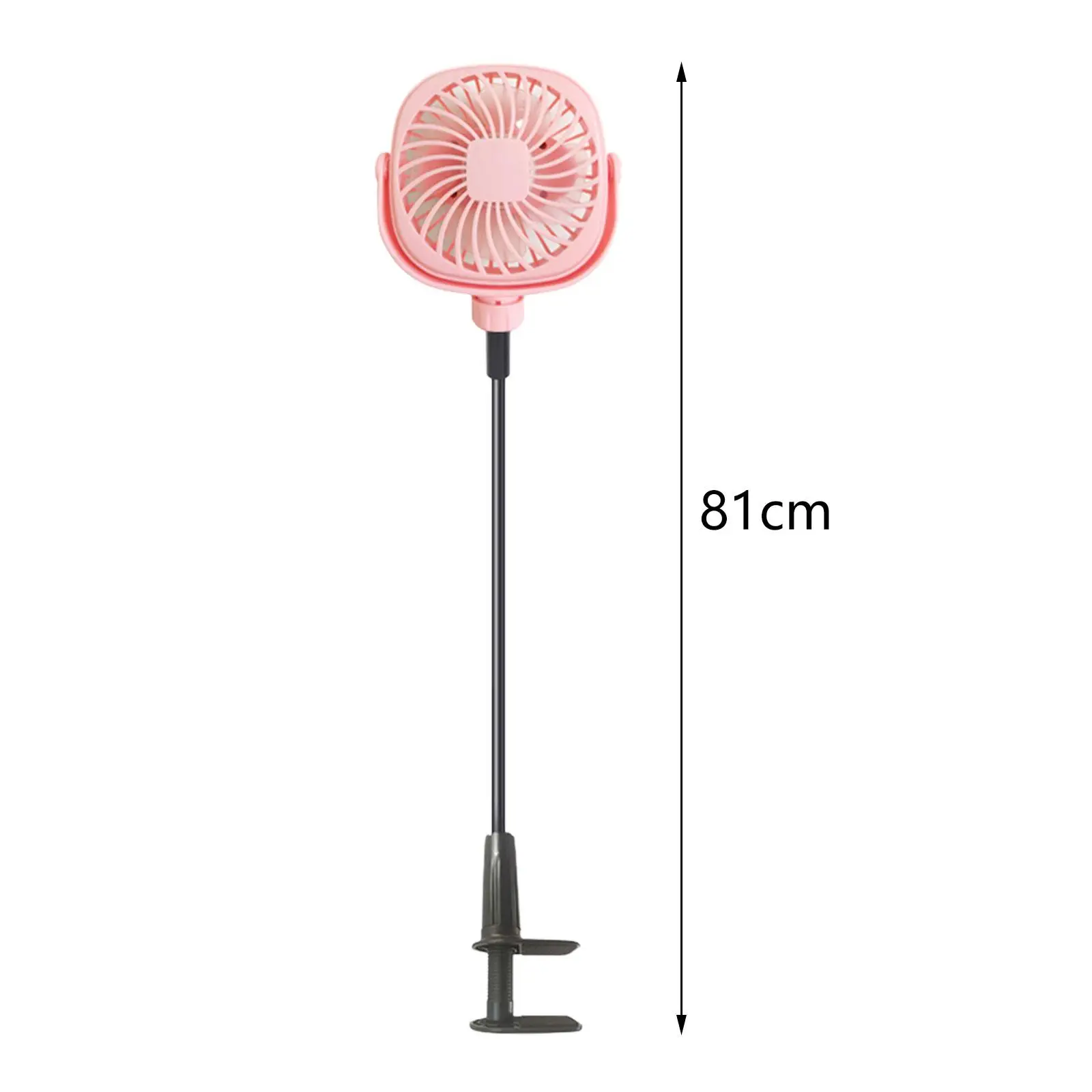 مروحة USB صغيرة ، مروحة شخصية ، سرير ، جهاز مشي ، سيارة ، ° قابل للدوران ، مشبك شاطئ على المروحة