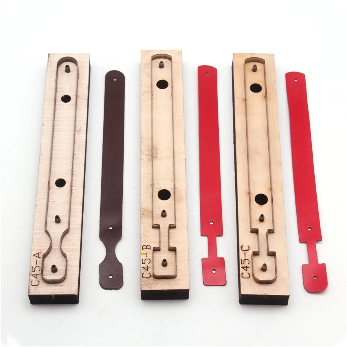 

НОВИНКА Деревянная штамповочная штамповка Брелок Трафарет Кожаный инструмент Режущая форма A