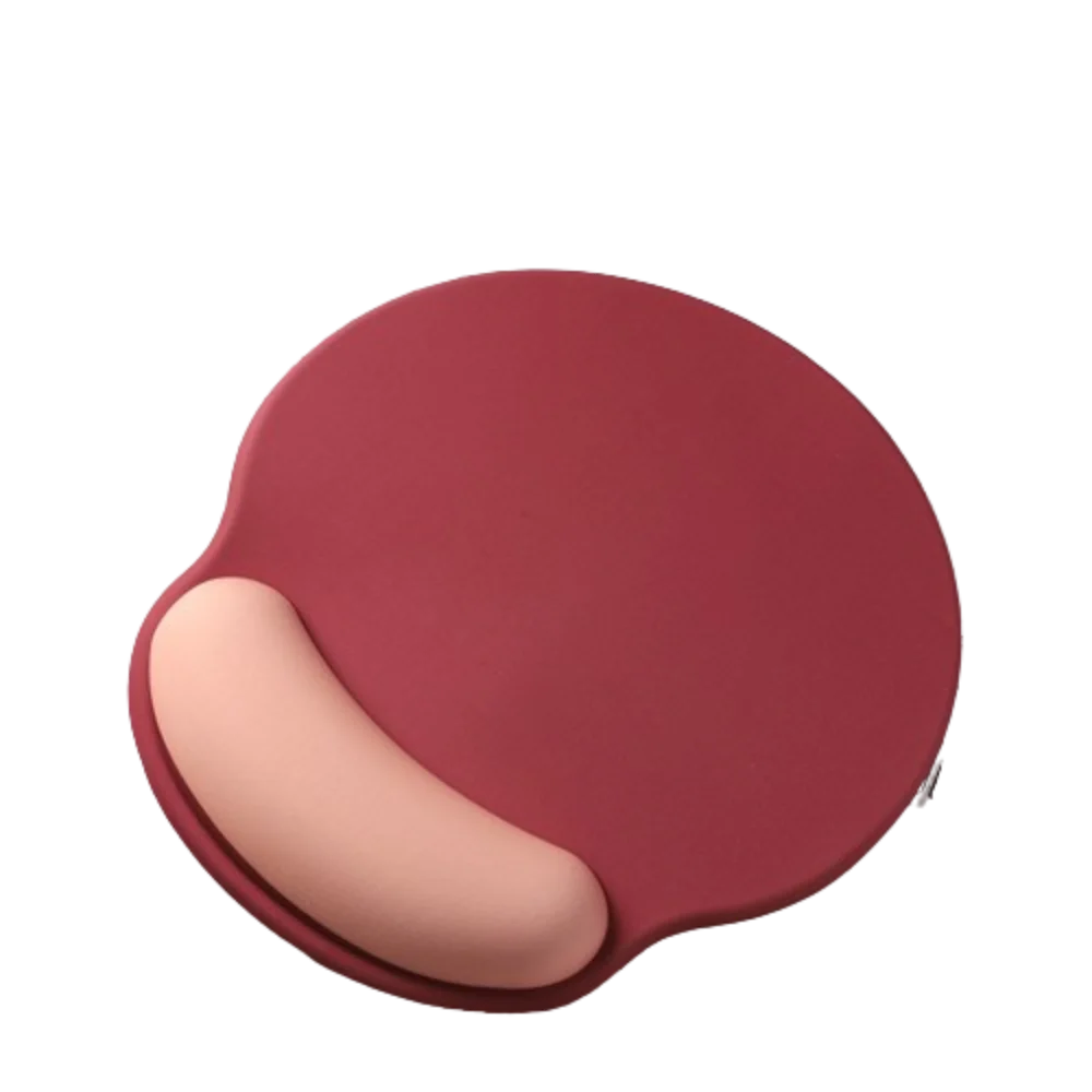 Non-Slip Wrist Rest Mouse Pad Rubber Base Solid Color Wrist Support Pad Literary Cute Mouse Wrist Rest Girl Gifts
