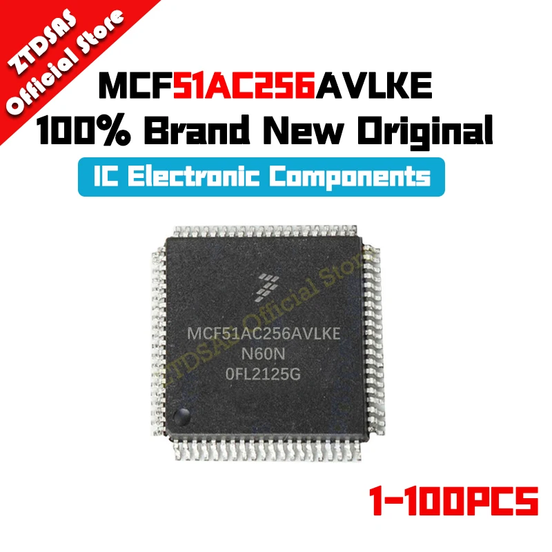 1-100PCS MCF51AC256AVLKE MCF51AC256AV MCF51AC256A MCF51AC256 MCF51AC MCF51A MCF51 MCF IC MCU LQFP-48 Chip