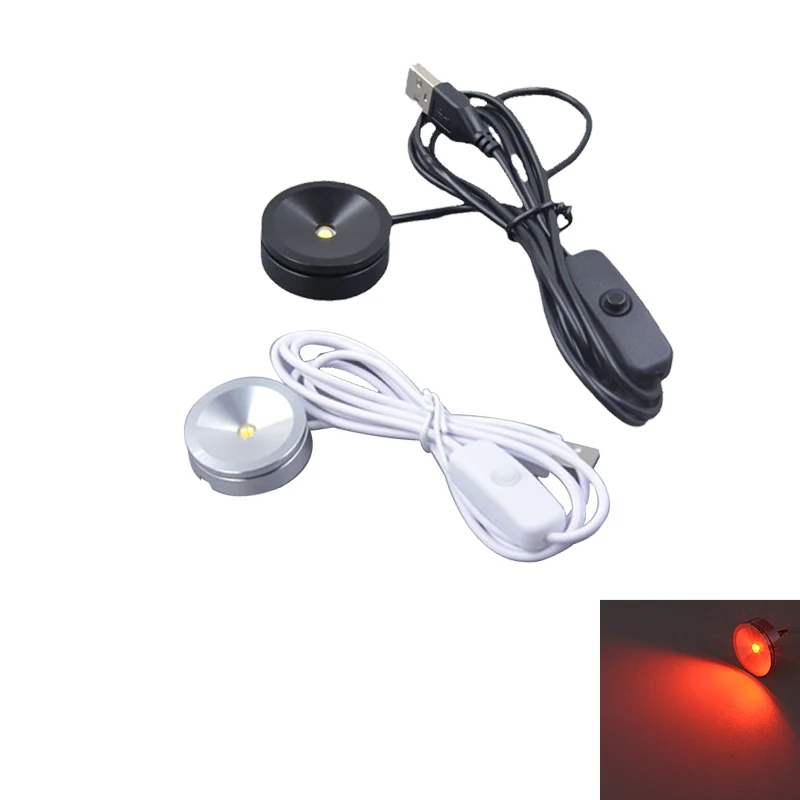USB Led Wijnkasten Mini Astigmatische Licht Plug Spotlight Voor Model Display Tellers Garage Kits Display Dozen Plank Downlights