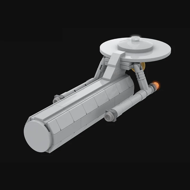 Model Film Populer MOC Building Bricks Transport Spaceship Modular Technology Gifts Holiday Assemble Children Toys Suit