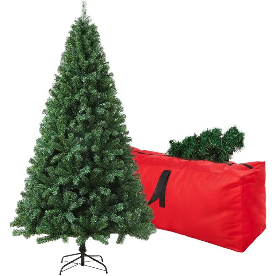 4ft Artificial Christmas Tree Arbol de Navidad with 450 Branch Tips Premium North Valley Spruce with FoldAble Base Stand Xmas T