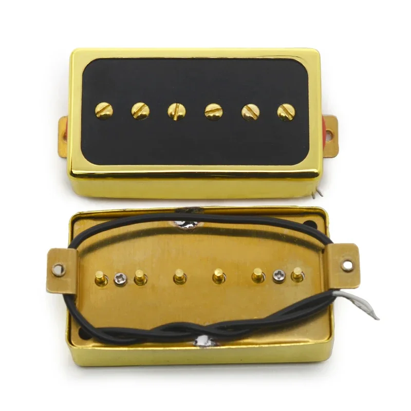 O Style Brass Cover Pickup, Single Coil Pickup, Humbucker Size, N-50 mm, B-52mm, Guitar Parts