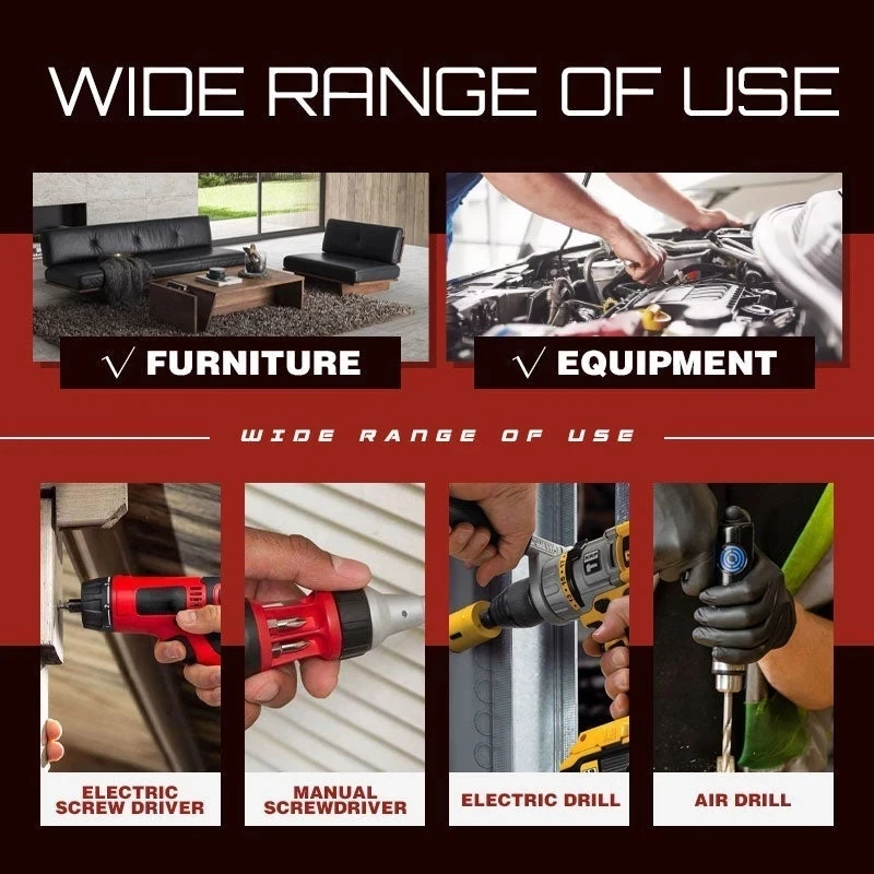 S2 Steel Magnetic Hexagon Bit Set Dropshipping
