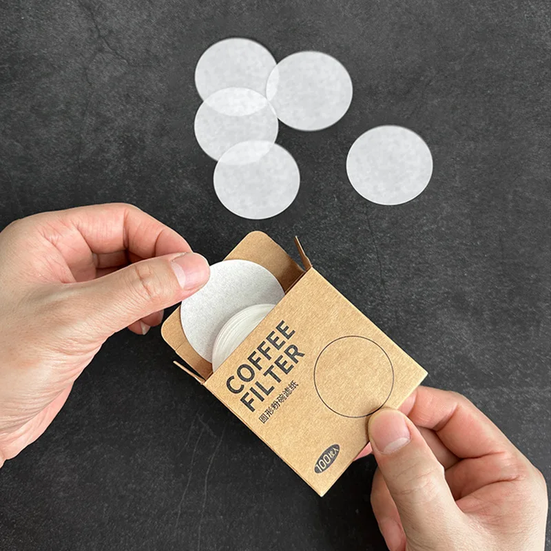 

Coffee Paper Filter ，51mm/54mm Unbleached Espresso Filter Puck Screen Portafilter Paper Compatible with Breville Barista,