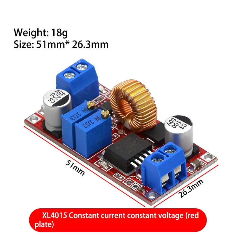 XL4015 Constant Voltage Current Step Down Buck Converter Module DC-DC 5V-32V to 0.8V-30V 5A adjust Lithium Battery Charger Board