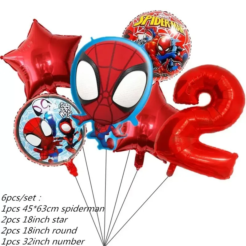 6pcs number 2