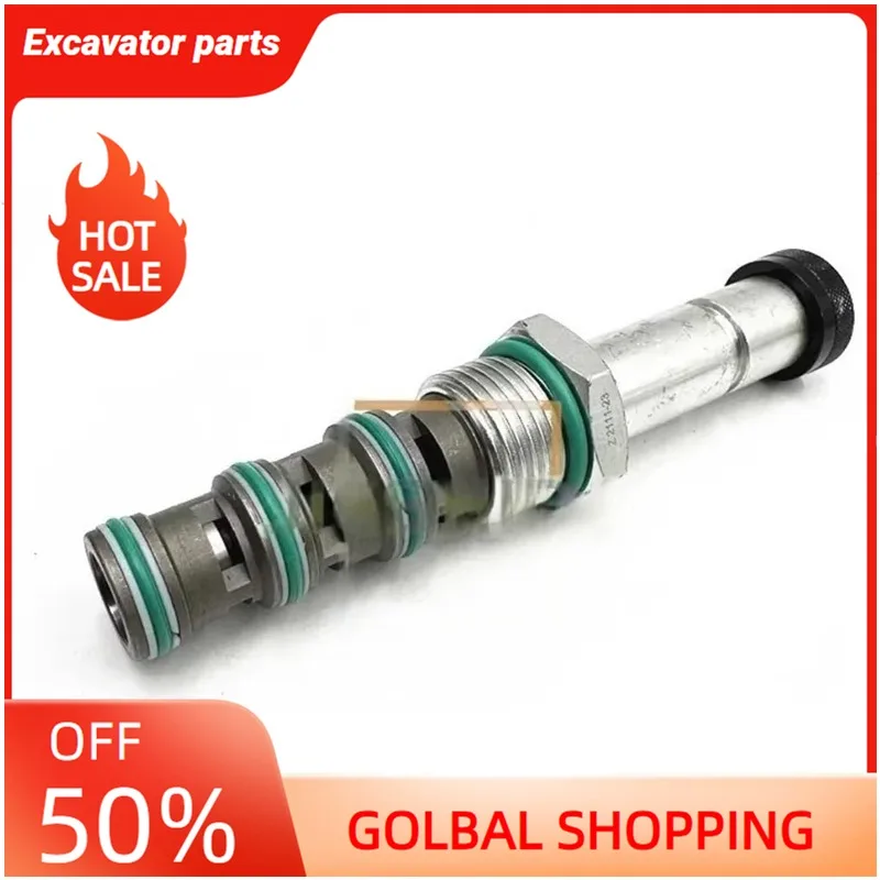 

DCF80-100 Gear Solenoid Valve Excavator Part 4212221 Solenoid Coil for Construction Equipment(Valve core)