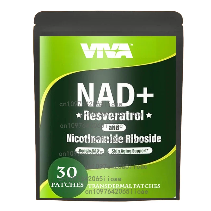 

30 Patches NAD Transdermal Patches with Resveratrol Alpha Lipoic Acid Support Anti-Aging, Longevity, Cellular Energy