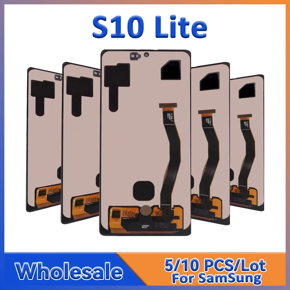 

Wholesale 5/10 Pieces/Lot For Samsung S10 Lite Screen Lcd Display With Touch Assembly G770F SM-G770F/DS