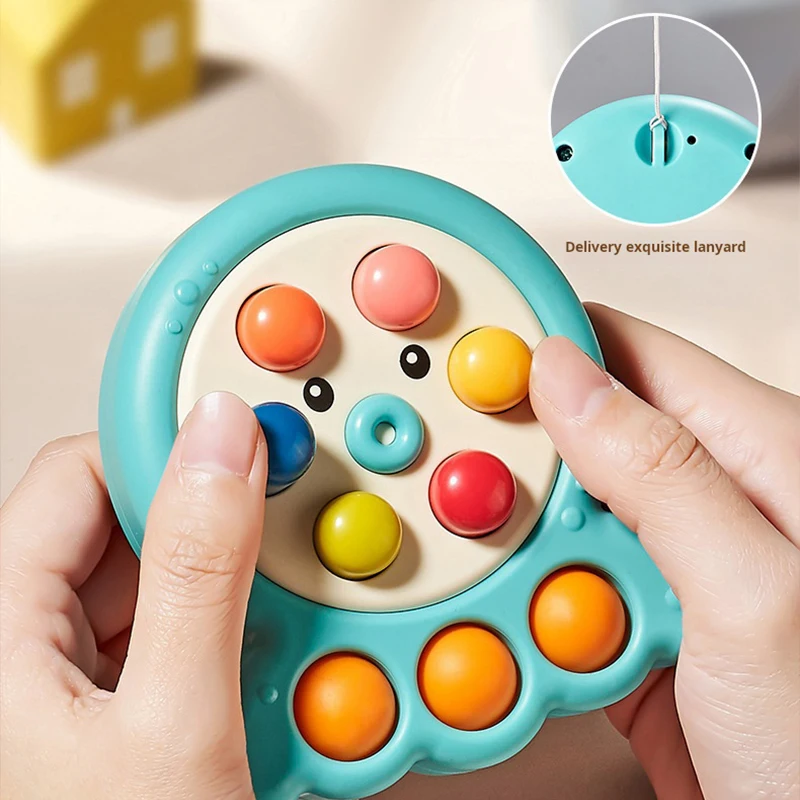 Brinquedo de descompressão educacional para crianças, Mini -Whack-A-Mole do bebê, Interação pai-filho, Kids Cute Multicolor Game Machine
