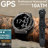 2025 NEW For HUIAWE GPS Smart Watch Men 10ATM IP69K Waterproof Smart Watches Compass Altimeter Barometric 1.43'' AMOLED Bracelet