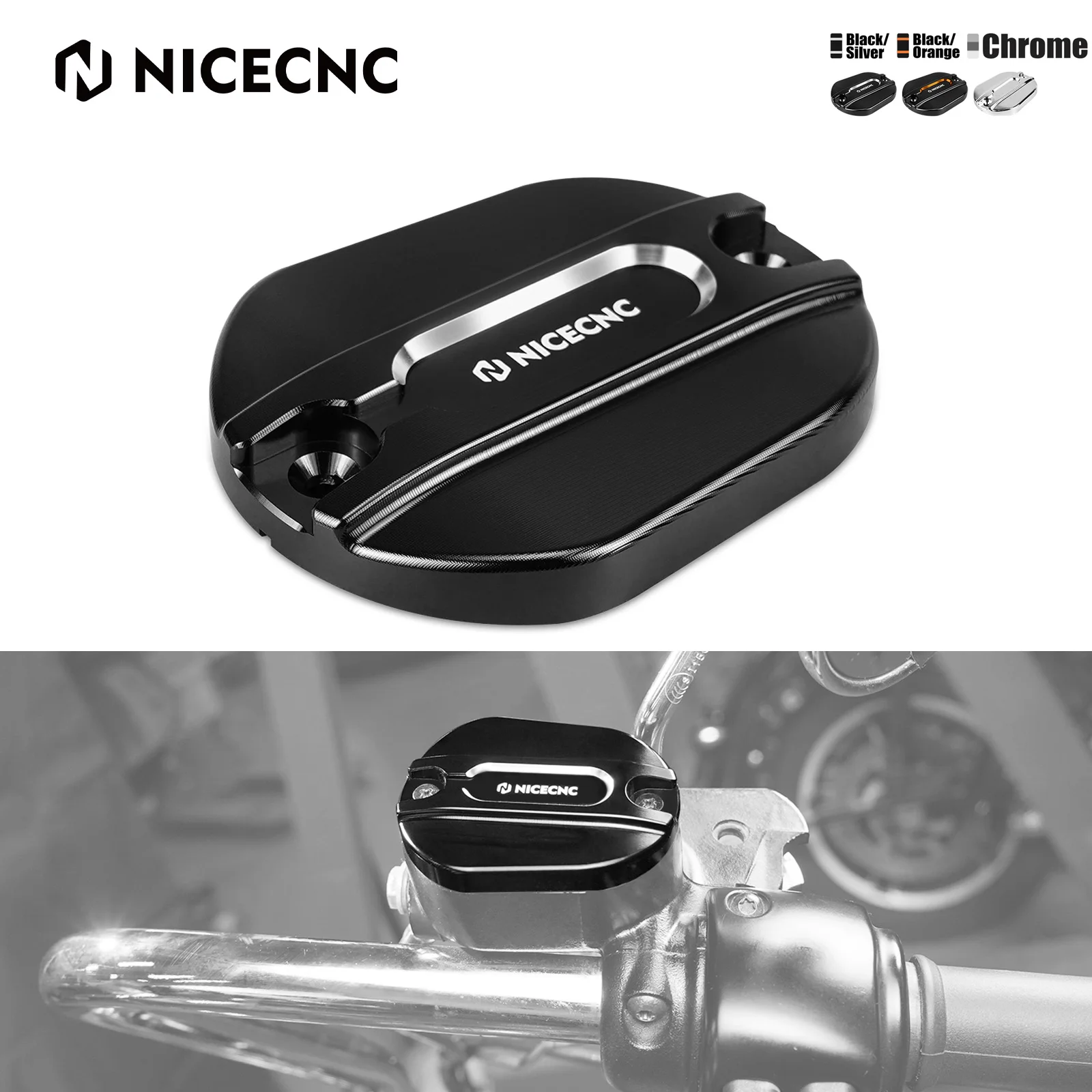 

Front Brake Master Cylinder Cover Cap for Harley Sportster 883 Low XL883L Sportster 1200 Low XL1200L Seventy Two Forty Eight
