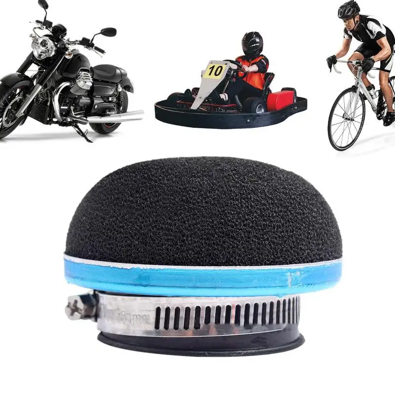 

Motorcycle Air Filter Bike Adaptor Gauze Air Filter Dust Sand Cover Engine Cleaning Protection Effective Simple Mini Air Filter