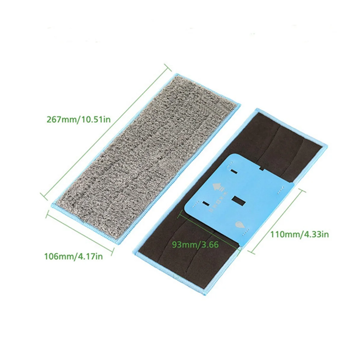 For M6 (6110) (6012) (6112) (6113) Robot Vacuum Cleaner Mop Cloth Wet / Dry Parts Replacement