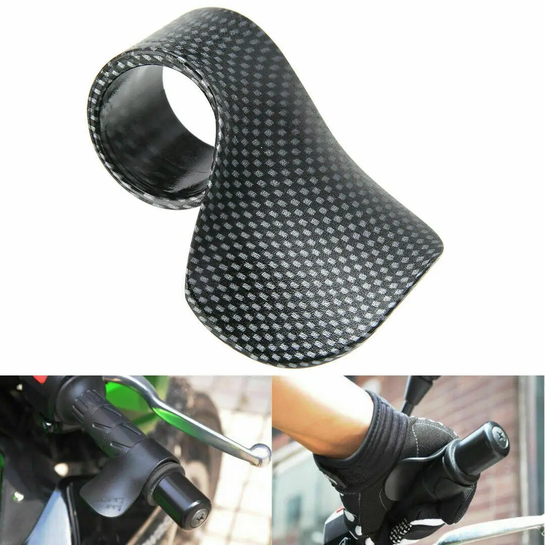 Universal Motorcycle Accessories E-Bike Grip Throttle Assist Carbon Fiber Moto Wrist Cruise Control Cramp Rest Aid