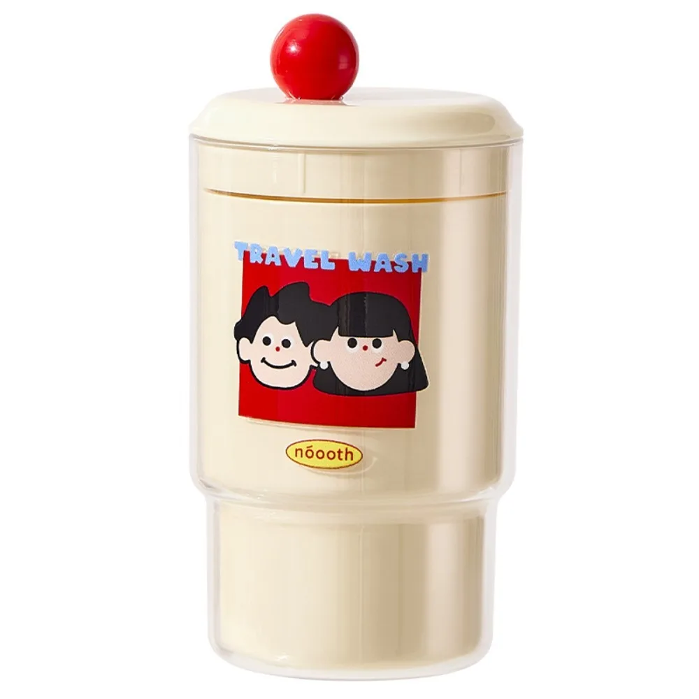 

Portable Travel Toileting Set Built-In Toothbrush Waterproof Toothbrush Storage Box Detachable creative Teeth Brushing Cup