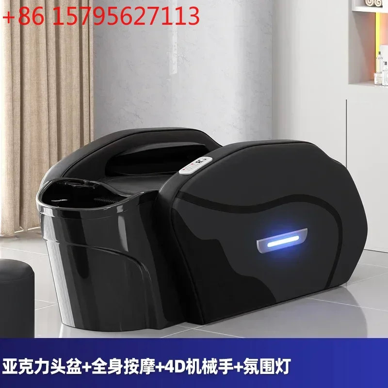 

Automatic Intelligent Electric Massage Shampoo Bed Barber Shop Beauty Salon Head Treatment Water Circulation Fumigation