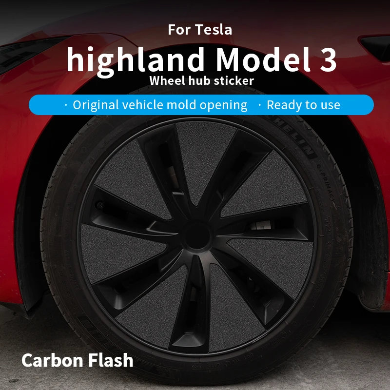 Suitable for Tesla's updated Model 3 wheel cover sticker Starry Sky model