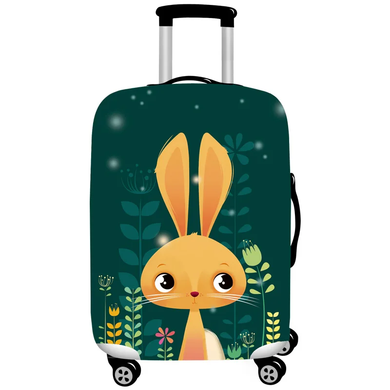 Cartoon Rabbit Luggage Cover Suitcase Elastic Protection Case Covers 18-32 Inch Trolley Baggage Dust Covers Travel Accessories