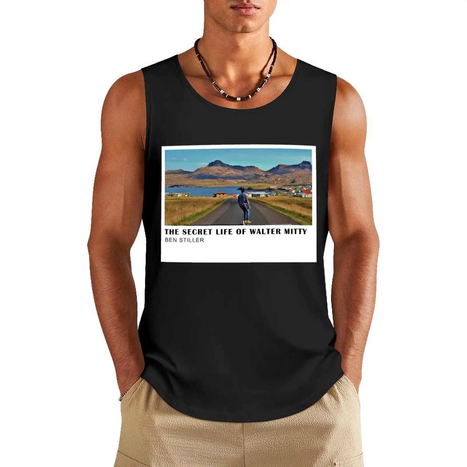 Men Womenecret Life Of Walter Mitty Movie Poster Idol Gift Fot You Tank Top sleeveless shirt man gym basketball