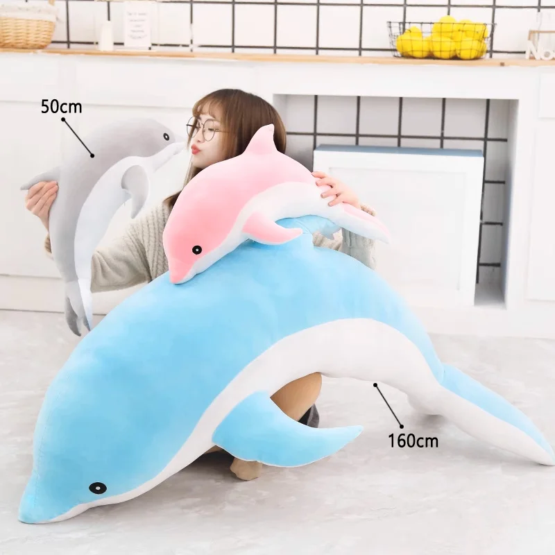 50cm Dolphin Stuffed Toys Popular Soft Seal Doll Aquarium Ocean Plush Toys For Children Girls