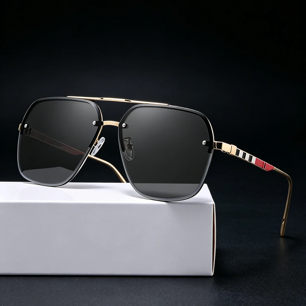 Oculos-de-sol-piloto-neutros-da-moda-design-moderno-premium-retro-sem-aro-com-armacao-de-metal