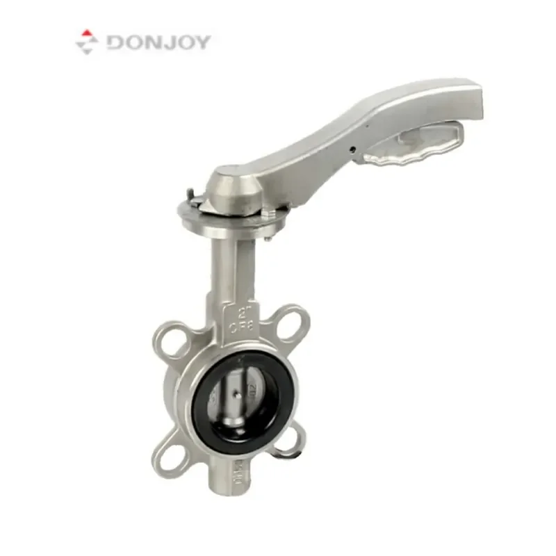 Horizontal Pneumatic Wafer Butterfly Valve Type D71