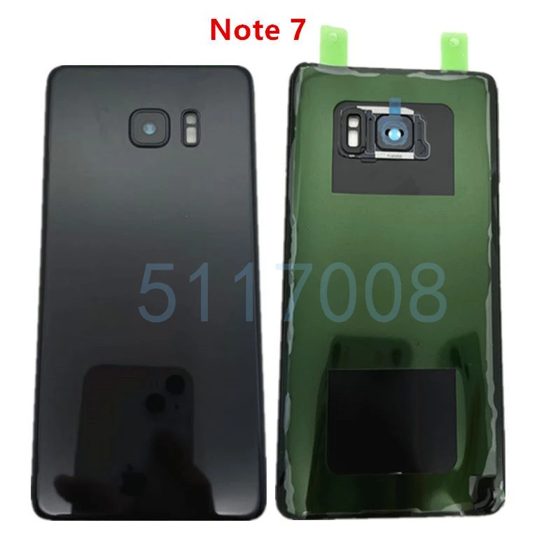 

New For Samsung Galaxy Note 7 N930 N935 Back Panel Rear Door Housing Case for Samsung Note7 Battery Cover Glass Battery Cover